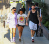 Christina Milian fait du shopping avec sa fille Violet et son mari Matt Pokora (M. Pokora) à Los Angeles le 6 avril 2022. Veuillez flouter le visage de l'enfant avant publication 