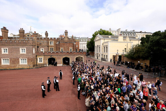 Proclamation du roi Charles III d'Angleterre depuis le balcon du palais Saint-James à Londres. Le 10 septembre 2022