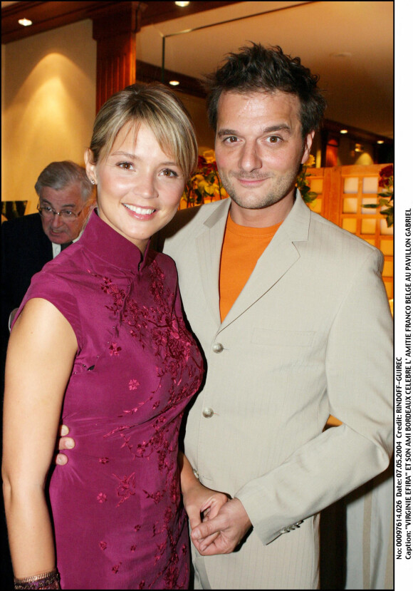 Virginie Efira et son compagnon Patrick Ridremont en 2004.