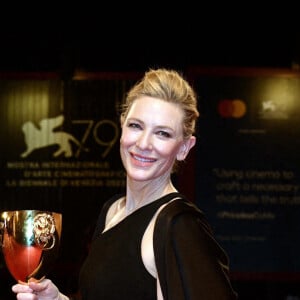 Cate Blanchett (en Louis Vuitton) à la cérémonie de clôture lors de la 79ème édition du festival international du film de Venise, la Mostra le 10 septembre 2022. © imageSPACE via ZUMA Press Wire / Bestimage