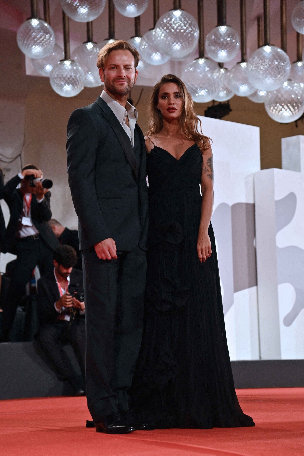 Photo : Alessandro Borghi, Irene Forti - Cérémonie de clôture et remise de  prix lors de la 79ème édition du festival international du film de Venise,  la Mostra le 10 septembre 2022. ©