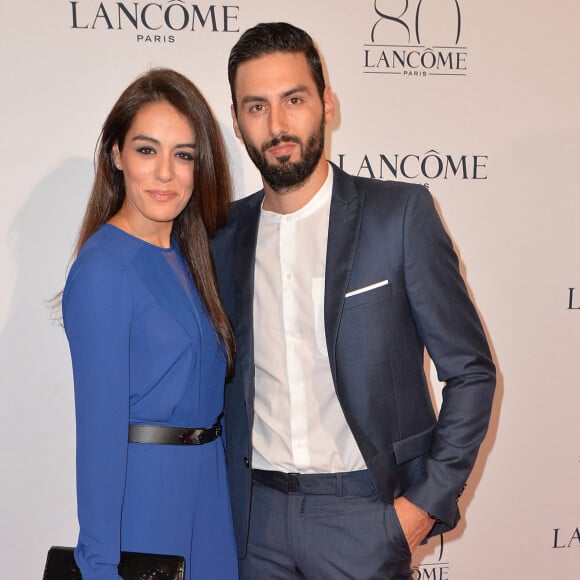 Sofia Essaïdi et son compagnon Adrien Galo - Soirée des 80 ans de Lancôme au Casino de Paris lors de la fashion week Haute Couture Automne-Hiver, à Paris. 