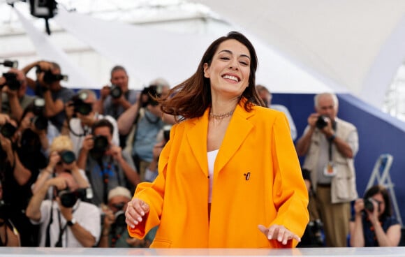 Sofia Essaïdi au photocall du film "Nostalgia" lors du 75ème Festival International du Film de Cannes, le 25 mai 2022. © Dominique Jacovides / Bestimage 