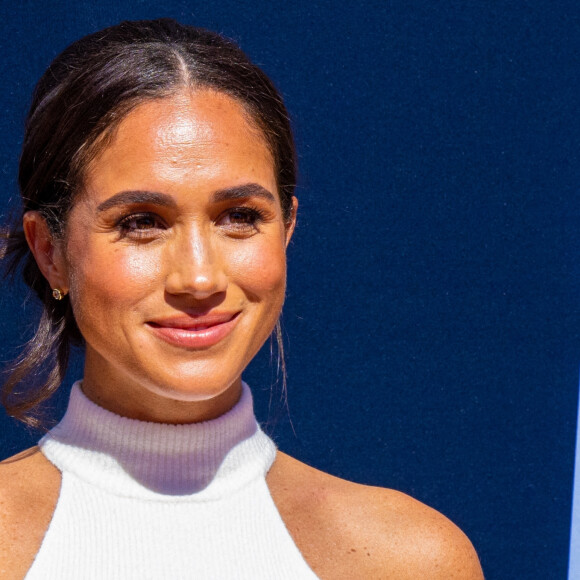 Meghan Markle, duchesse de Sussex, arrive à l'hôtel de ville pour l'événement Invictus Games Dusseldorf 2023 One Year to Go, à Düsseldorf, Allemagne, le 6 septembre 2022. 