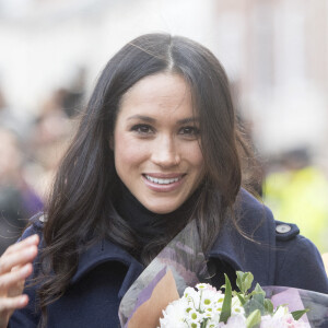 Le prince Harry et sa fiancée Meghan Markle arrivent au "Nottingham Contemporary" pour la journée mondiale de la lutte contre le Sida à Nottingham à l'occasion de leur première visite officielle depuis leurs Fiançailles à Nottingham le 1er decembre 2017. 