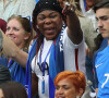 Maman de Paul Pogba au match d'ouverture de l'Euro 2016, France-Roumanie au Stade de France, le 10 juin 2016. © Cyril Moreau/Bestimage