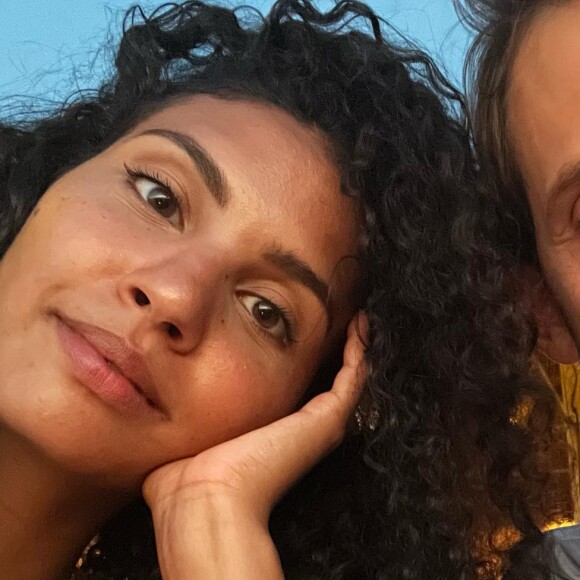 Chloé Mortaud avec son mari Dean