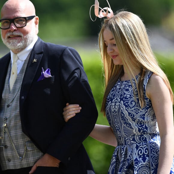 Info - Gary Goldsmith, oncle de Kate Middleton, accusé de violences conjugales - Gary Goldsmith et sa fille Tallulah - Mariage de P. Middleton et J. Matthew, en l'église St Mark Englefield, Berkshire, Royaume Uni, le 20 mai 2017.