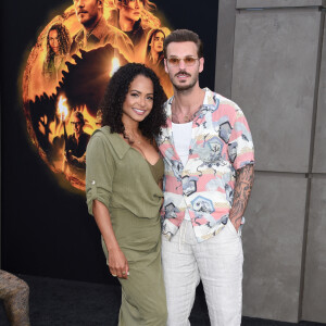 Christina Milian et son mari M Pokora (Matt Pokora) à la première du film "Jurassic World Dominion" à Los Angeles, le 6 juin 2022. 