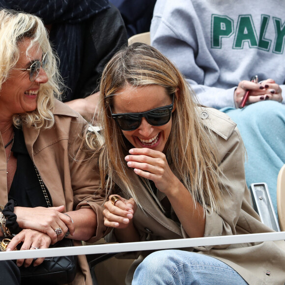 Mademoiselle Agnès, Jordane Crantelle - Célébrités dans les tribunes des internationaux de France de tennis de Roland Garros à Paris, France, le 7 juin 2019. © Cyril Moreau/Bestimage  French Tennis Open at Roland Garros in Paris, France, on June 7, 2019. 