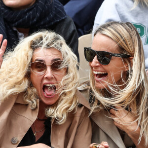 Mademoiselle Agnès, Jordane Crantelle - Célébrités dans les tribunes des internationaux de France de tennis de Roland Garros à Paris, France, le 7 juin 2019. © Cyril Moreau/Bestimage  French Tennis Open at Roland Garros in Paris, France, on June 7, 2019. 