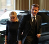 Le président français Emmanuel Macron et la première dame, Brigitte Macron - Les chefs d'Etats et les invités arrivent à la réception donnée par le roi d'Angleterre à Buckingham Palace, à la veille des funérailles de la reine Elizabeth II d'Angleterre, le 18 septembre 2022.