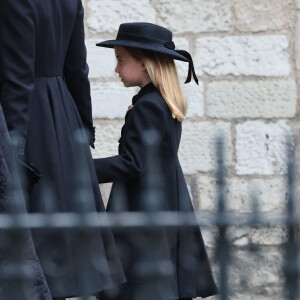 Princess Charlotte arriving at the State Funeral of Queen Elizabeth II, held at Westminster Abbey, London, UK, September 19, 2022. Photo by Stephen Lock-i-Images/ABACAPRESS.COM