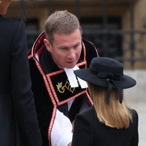 La princesse Charlotte et le prince George à l'abbaye de Westminster pour les obsèques d'Elizabeth II le 19 septembre 2022. Photo by Stephen Lock-i-Images/ABACAPRESS.COM