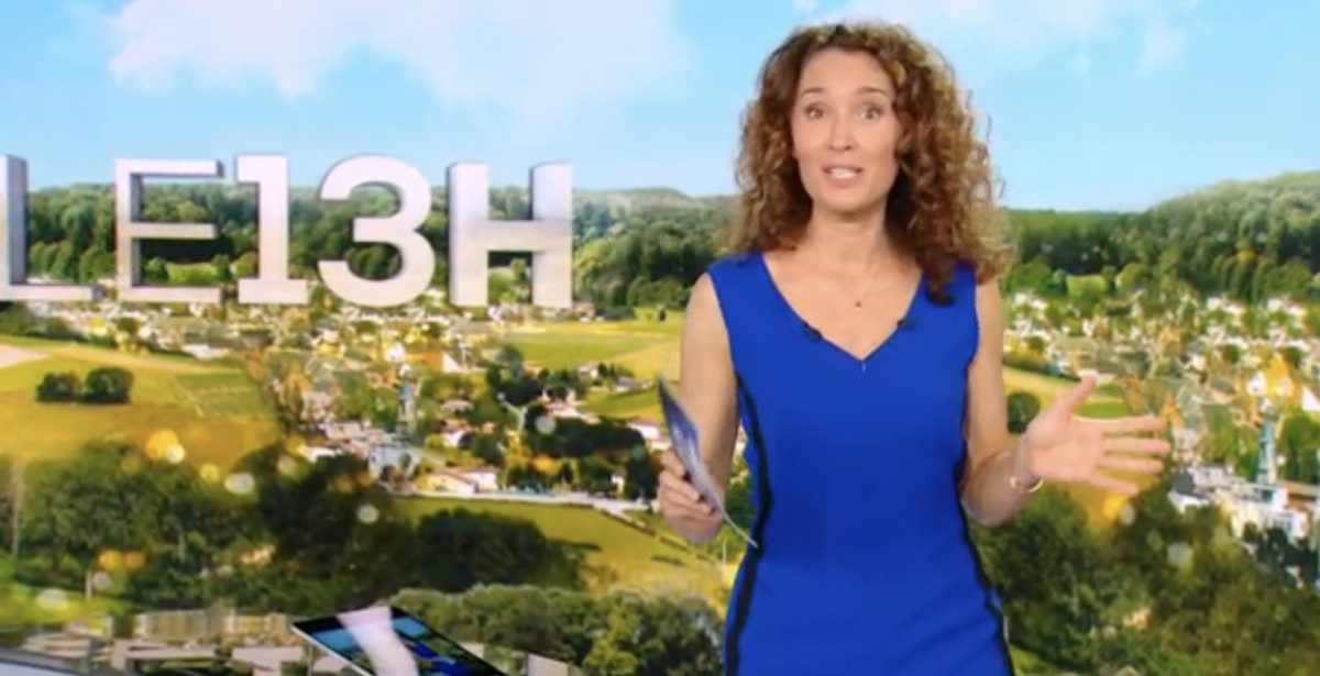 Photo : Marie-Sophie Lacarrau de retour sur TF1 pour présenter le JT de ...