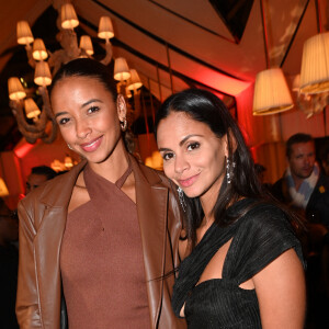 Exclusif - Flora Coquerel (Miss France 2014), Hannah Romao (Co-fondatrice and Directrice Générale chez The Lyfe influence) - Le tout Paris s'est réuni au II Carparccio pour fêter le premier anniversaire du restaurant nouvellement étoilé de l'hôtel Le Royal Monceau Raffles Paris le 19 septembre 2022. © Rachid Bellak/Bestimage