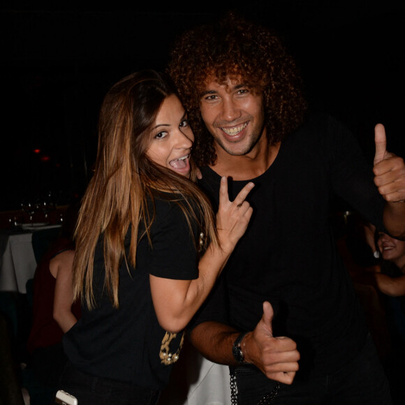 Exclusif - Laurent Maistret et Denitsa Ikonomova à la soirée "D'pendanse" organisée au restaurant "La Gioia" au VIP Room à Paris, le 4 octobre 2017. © Rachid Bellak/Bestimage