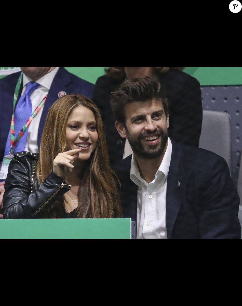 Shakira et Gerard Piqué - L'Espagne remporte la Coupe Davis à Madrid, le 24 novembre 2019, grâce à la victoire de R. Nadal contre D. Shapovalov (6-3, 7-6).