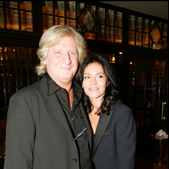 Patrick Sébastien et sa femme Nathalie Boutot au théâtre de Mogador