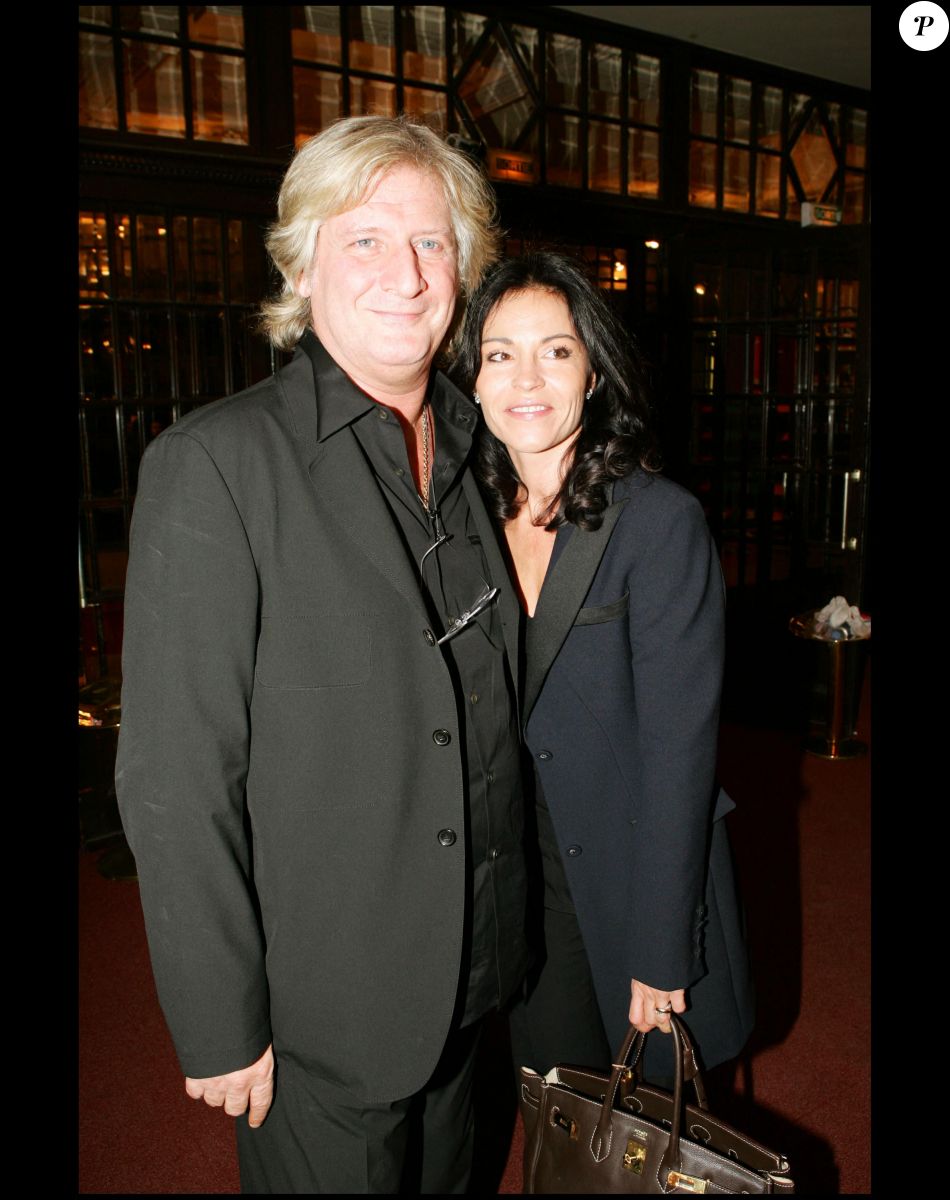 Patrick Sébastien et sa femme Nathalie Boutot au théâtre de Mogador
