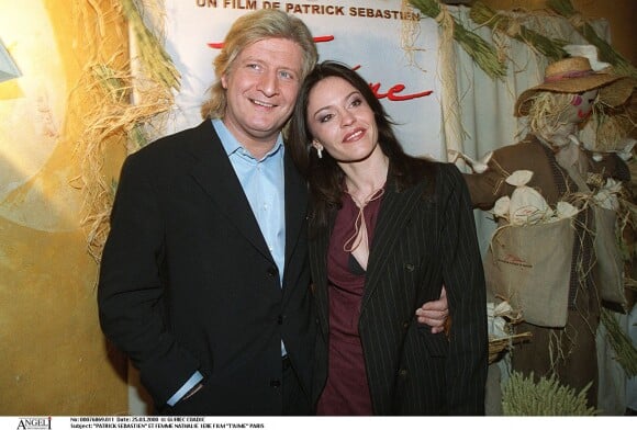 Patrick Sébastien et sa femme Nathalie Boutot - Avant-première du film T'aime à Paris