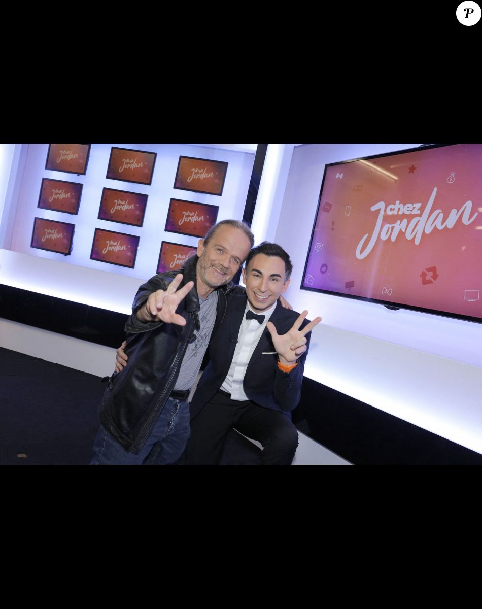 Exclusif - Passe-Partout (André Bouchet) et Jordan de Luxe lors de l'enregistrement de l'émission "Chez Jordan". Le 7 septembre 2022 © Cédric Perrin / Bestimage