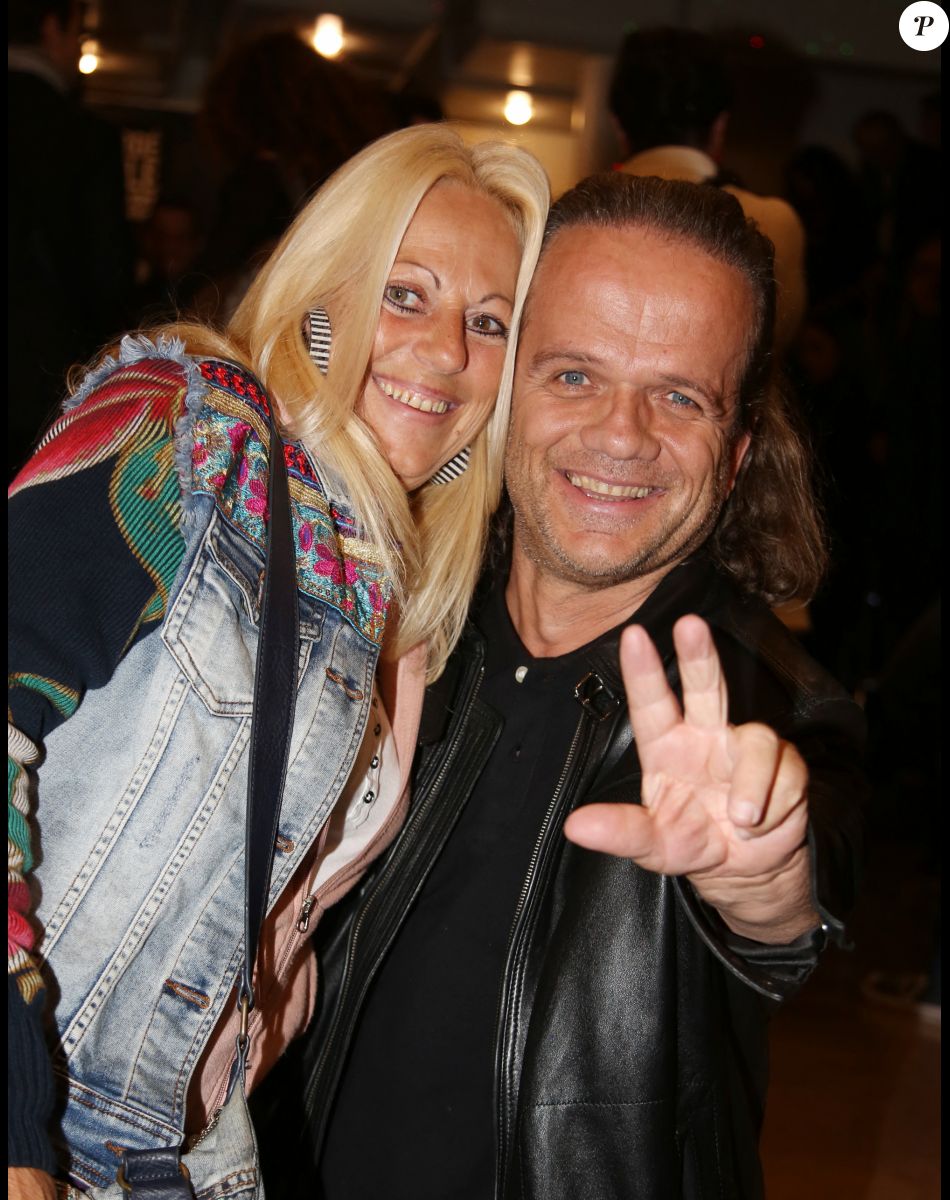 André Bouchet (Passe-Partout de Fort Boyard) et sa femme - People au concert de Jean-Francois Varlet à l'Européen à Paris le 2 octobre 2017. © Denis Guignebourg/BestImage
