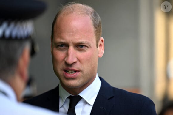 Le prince William, prince de Galles, visite la salle des opérations spéciales du Metropolitan Police Service (SOR) Lambeth HQ, dans le sud de Londres, Royaume Uni, le 17 septembre 2022. 