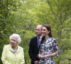 Le prince William, duc de Cambridge, et Catherine (Kate) Middleton, duchesse de Cambridge et la reine Elisabeth II d'Angleterre - La famille royale d'Angleterre se rend au Chelsea Flower Show, Londres, le 20 mai 2019. 