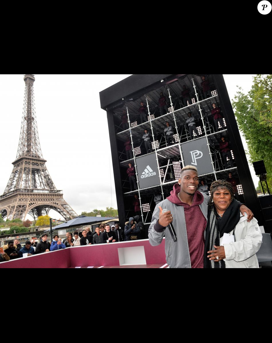 Paul Pogba et sa mère.