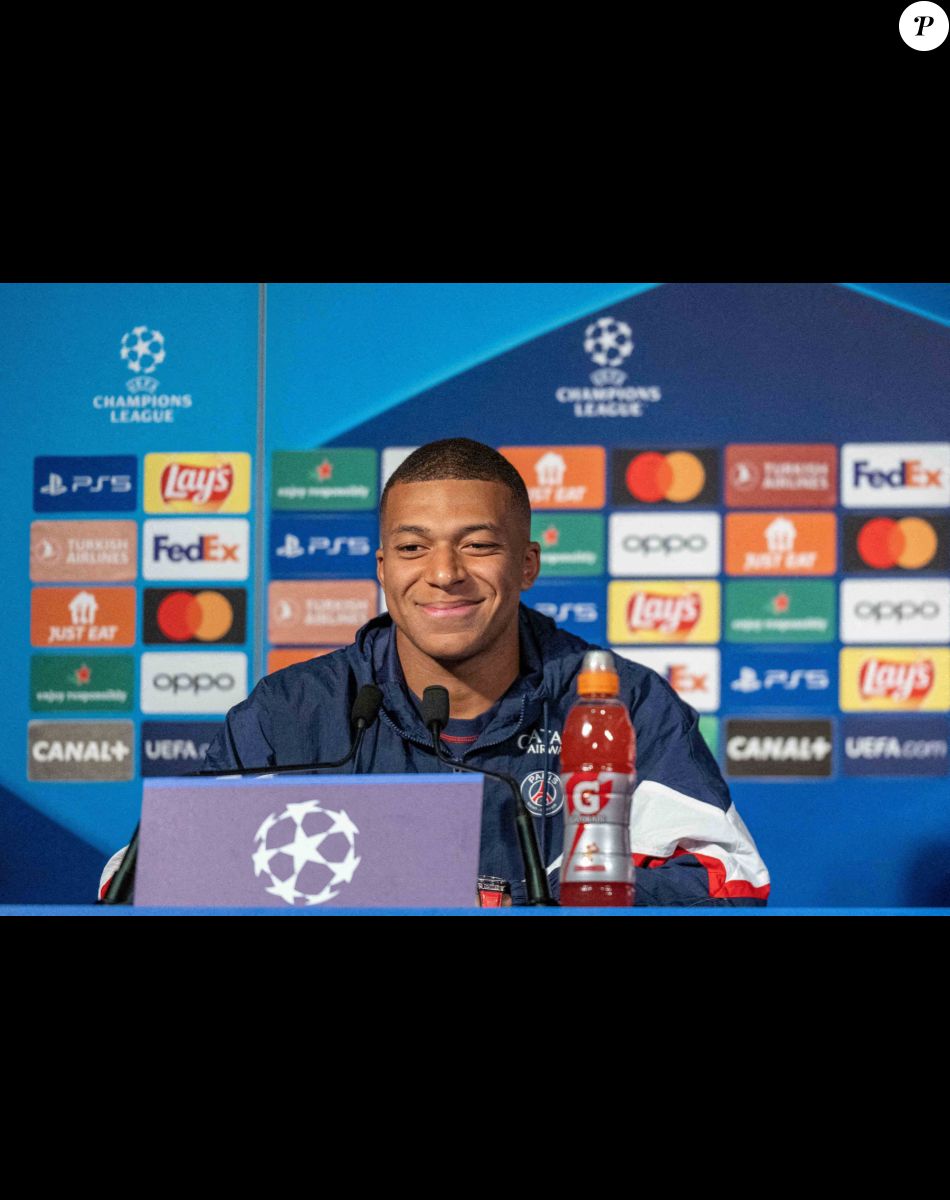 Kylian Mbappé en conférence de presse à Paris, le 5 septembre 2022.