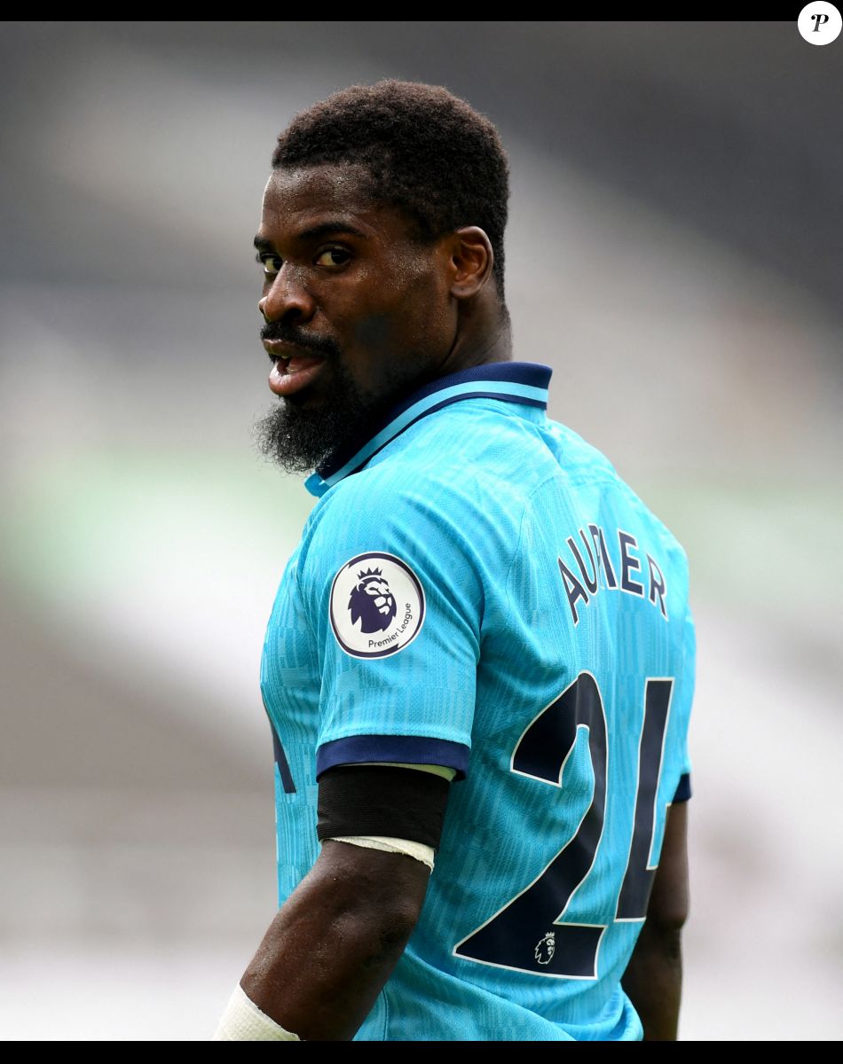 Serge Aurier titulaire lors du match Newcastle-Tottenham le 15 juillet 2020. Son petit frère Christopher a été tué deux jours auparavant à Toulouse. Michael Regan/NMC Pool/PA Wire.