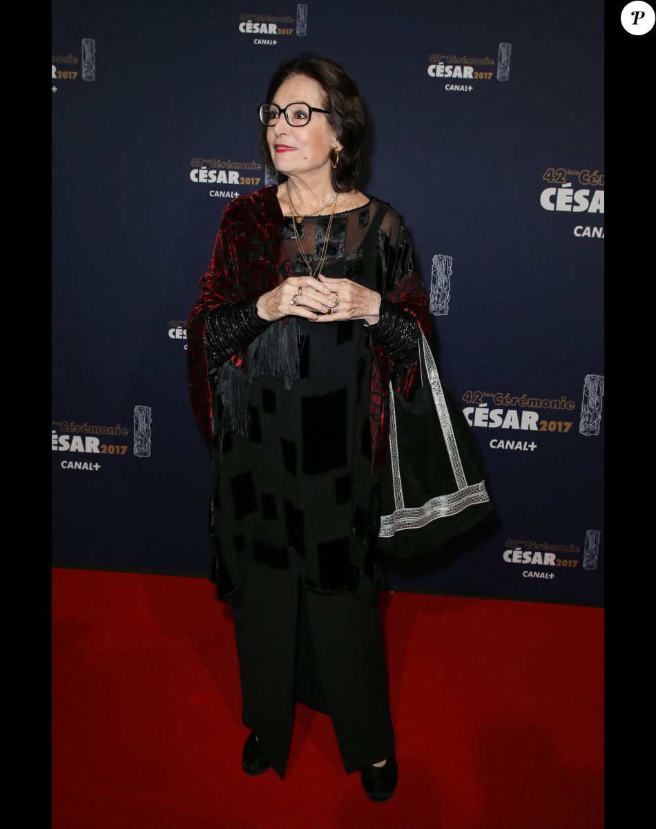 Nana Mouskouri - Photocall de la 42ème cérémonie des Cesar à la salle Pleyel à Paris, le 24 février 2017. © Dominique Jacovides - Olivier Borde / Bestimage
