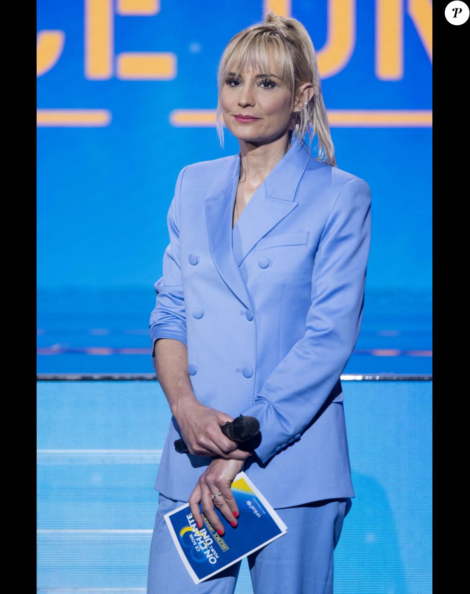 Exclusif - Élodie Gossuin - Enregistrement de l'émission "Ce soir on chante pour l'Unicef - Urgence Ukraine", au Dôme de Paris © Cyril Moreau / Bestimage