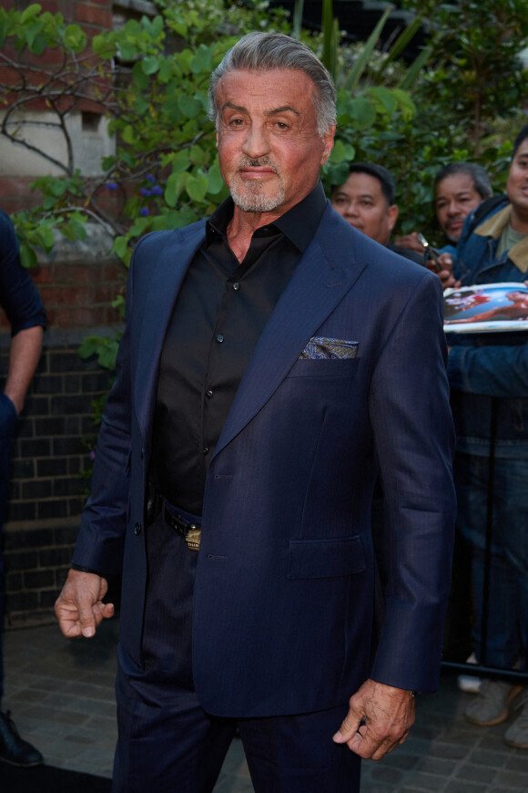 Sylvester Stallone - Les célébrités au Chiltern Firehouse pour la soirée de lancement de Paramount + avec un dîner oragnisé par Chris McCarthy & David Glasser à Londres, le 21 juin 2022. 