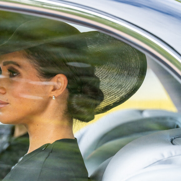 Meghan Markle, duchesse de Sussex - Funérailles nationales de la reine Elizabeth II à Londres, Royaume Uni, le 19 septembre 2022. © Avalon/panoramic/Bestimage 