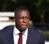 Benjamin Mendy, jugé pour pour huit viols, une tentative de viol et une agression sexuelle contre sept femmes, arrive au tribunal de Chester, Royaume-Uni, le 22 août 2022.