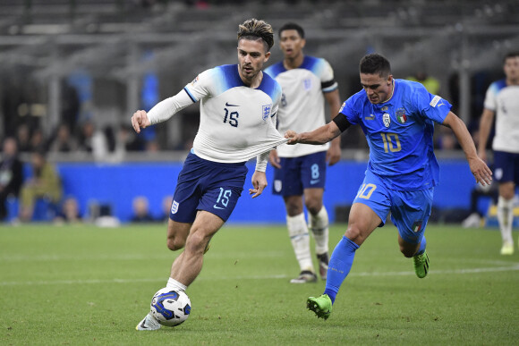 Jack Grealish - UEFA Ligue des Nations 2022 "Italie - Angleterre (1-0)" au stade San Siro à Milan, le 23 septembre 2022.