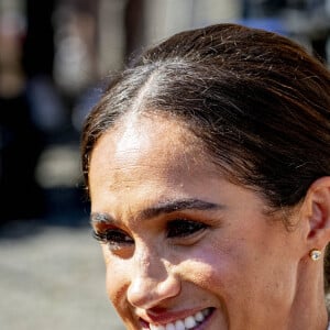 Le prince Harry, duc de Sussex et Meghan Markle, duchesse de Sussex, arrivent à l'hôtel de ville pour l'événement Invictus Games Dusseldorf 2023 One Year to Go, à Düsseldorf, Allemagne, le 6 septembre 2022. 