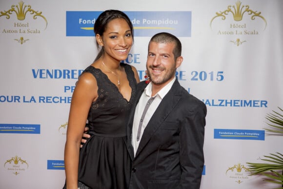 Exclusif - Cindy Fabre et son ex-compagnon Jean-Marc - Remise du prix Claude Pompidou pour la recherche sur la maladie d'Alzheimer à l'hôtel Aston La Scala à Nice le 11 septembre 2015. © Philippe Doignon / LMS / Bestimage