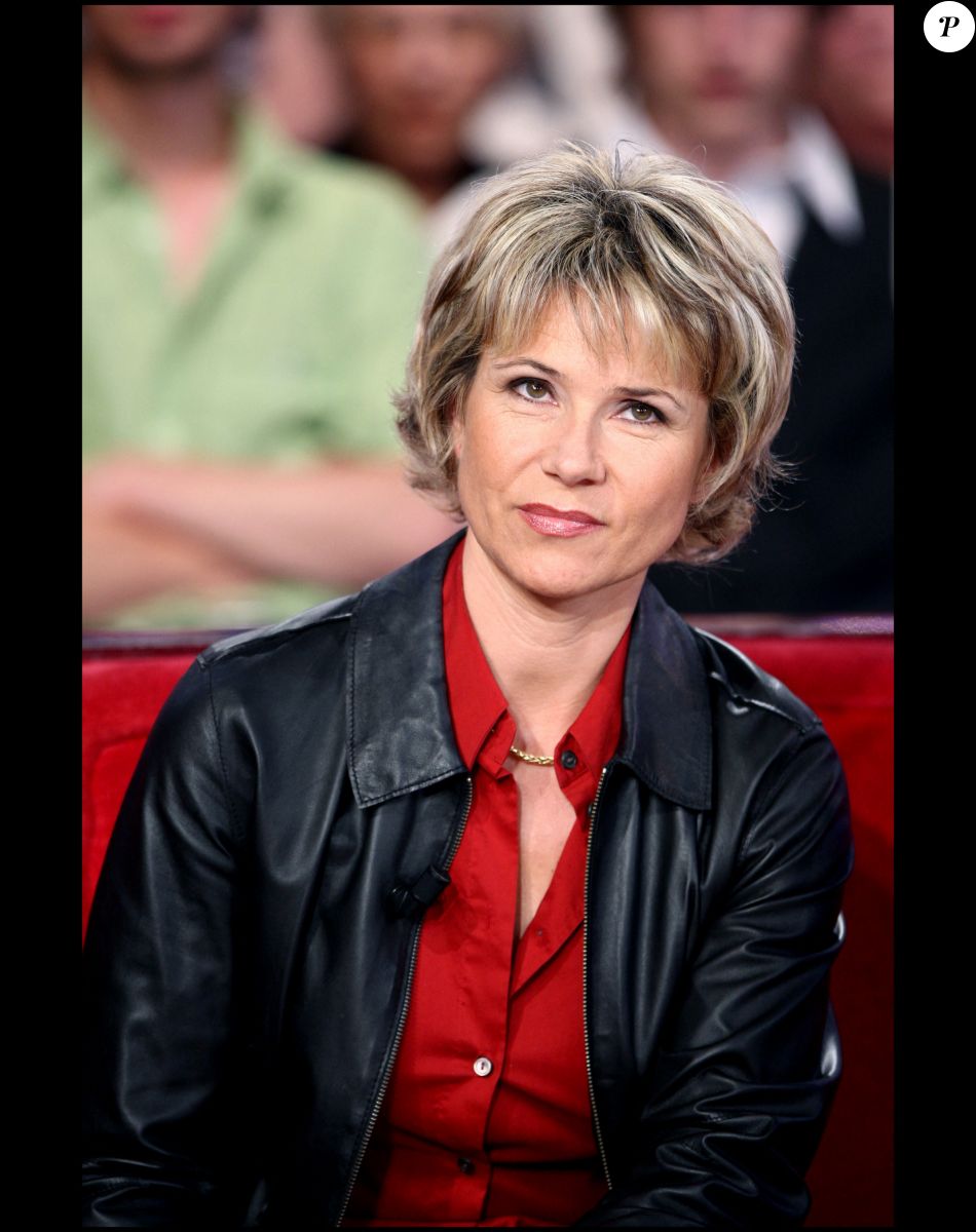 Nathalie Rihouet - Enregistrement de "Vivement dimanche" le 20 avril 2009