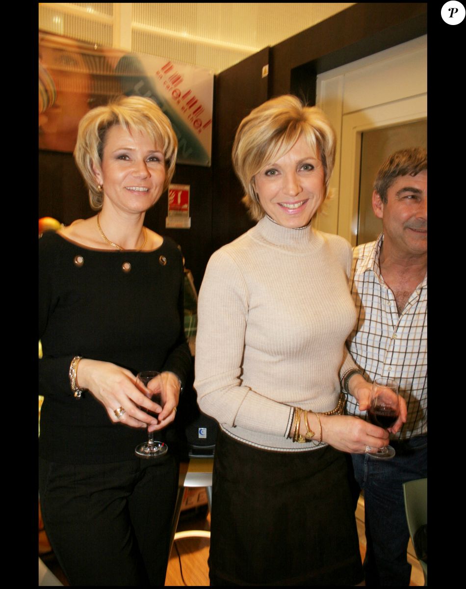 Nathalie Rihouet, Evelyne Dhéliat - Soirée "Vin du mois" à l'Urban Coffee le 21 février 2007