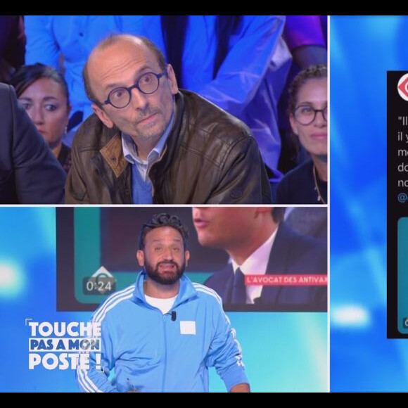 Cyril Hanouna s'en prend à Patrick Cohen et défend Fabrice Di Vizio dans "Touche pas à mon poste", le 27 septembre 2022