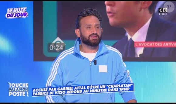 Cyril Hanouna s'en prend à Patrick Cohen et défend Fabrice Di Vizio dans "Touche pas à mon poste", le 27 septembre 2022