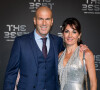 Zinedine Zidane et sa femme Véronique - Les célébrités arrivent à la cérémonie des Trophées Fifa au Royal Festival Hall à Londres, Royaume Uni. © Cyril Moreau/Bestimage.