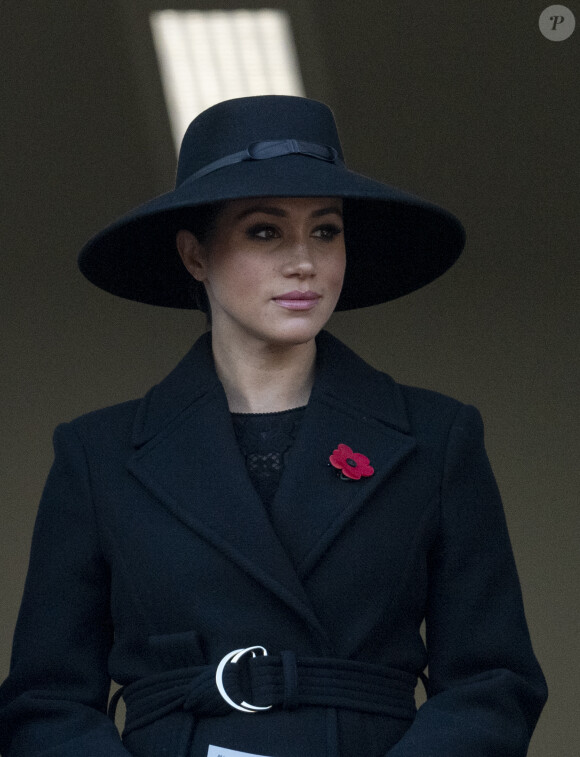 Meghan Markle, duchesse de Sussex - La famille royale d'Angleterre lors du National Service of Remembrance à Londres le 10 novembre 2019.