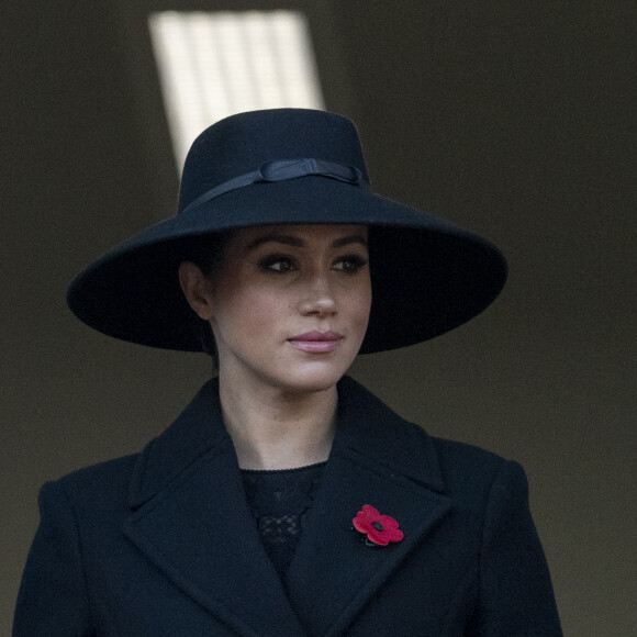 Meghan Markle, duchesse de Sussex - La famille royale d'Angleterre lors du National Service of Remembrance à Londres le 10 novembre 2019.