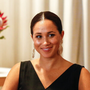 Meghan Markle lors d'un entretien avec des femme entrepreneurs dans le domaine de la technologie à Cape Town, Afrique du Sud le 25 septembre 2019. 