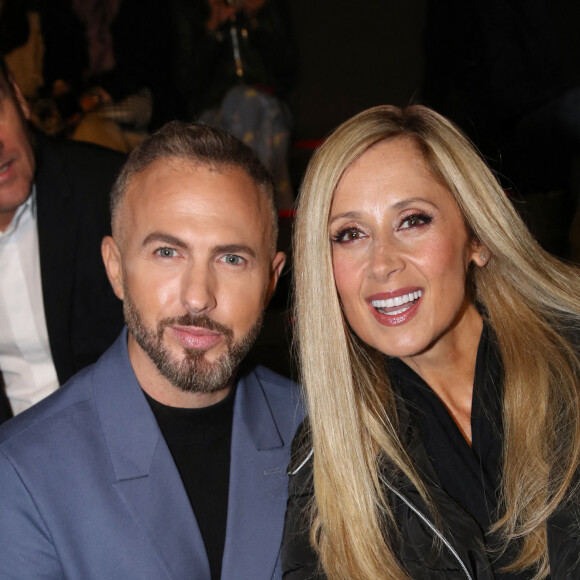 Thierry Martino, Lara Fabian - Défilé de mode L'Oréal, Prêt-à-porter Printemps / Eté 2023, à l'Ecole Militaire, dans le cadre de la Fashion Week de Paris, France, le 02 Octobre 2022. © Bertrand Rindoff / Bestimage 