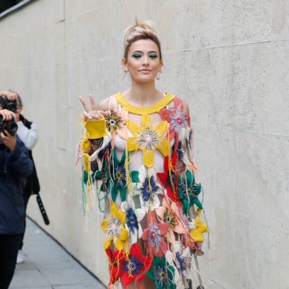 Paris Jackson - Arrivées au défilé prêt-à-porter printemps-été 2023 "Stella McCartney" lors de la fashion week de Paris le 3 octobre 2022. © Clovis / Veeren / Bestimage 